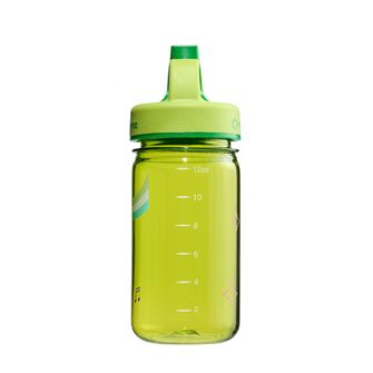 Nalgene Dětská láhev na vodu Grip-n-Gulp Sustain 0,35 l s víčkem zelená, hudební lev