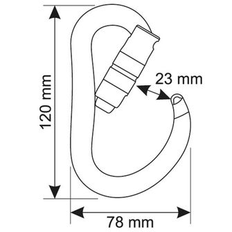 Karabina CAMP Atom 2Lock