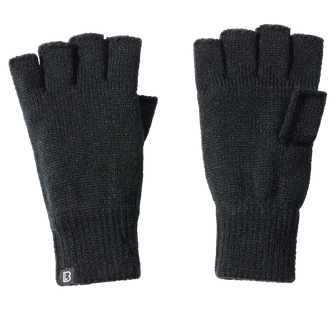 Pletené rukavice bez prstů Brandit, černé