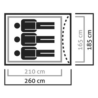 Stan Salewa Litetrek pro 3 osoby
