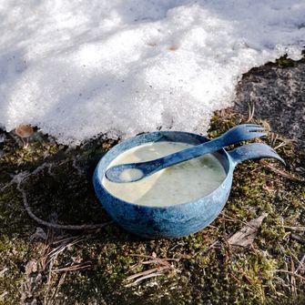 KUPILKA 33 + Spork sada misky a lžíce s vidličkou v jednom, zelená