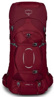 Turistický batoh OSPREY ARIEL 55 II,  claret red