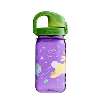 Dětská láhev na vodu Nalgene Grip-n-Gulp Sustain 0,35 l fialová jackalope