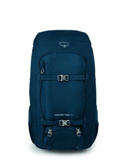 Turistický batoh OSPREY FAIRVIEW TREK 70,  night jungle blue