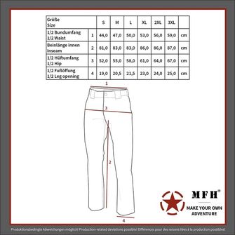 Profesionální taktické kalhoty MFH Storm Rip Stop, OD green