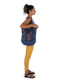 OSPREY městský batoh DAYLITE TOTE PACK,  wild blossom print/alkaline