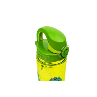 Dětská láhev na vodu Nalgene Grip-n-Gulp Sustain 0,35 l zelená nessie