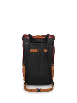 OSPREY městský batoh TRANSPORTER ROLL TOP,  red mountain