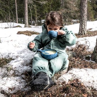 KUPILKA 33 + Spork sada misky a lžíce s vidličkou v jednom, modrá