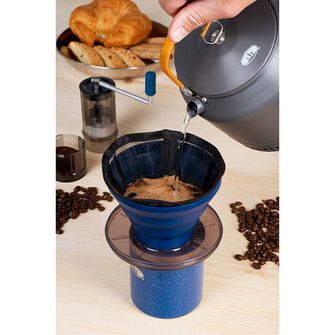 Sada mlýnku na kávu a skládacího filtru GSI Outdoors JavaGrind Pourover