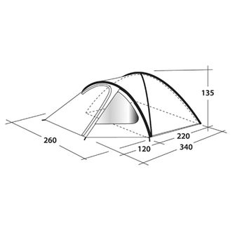 Outwell Zelt Cloud pro 4 osoby