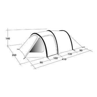 Stan Outwell Earth pro 4 osoby modrozelený