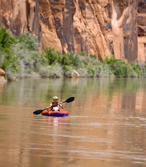 Člun Klymit Packraft LiteWater Dinghy (LWD), oranžový a modrý