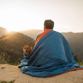 Klymit Versa Blanket™, modro-oranžová