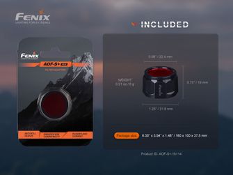 Červený filtr Fenix AOF-S+ V2.0