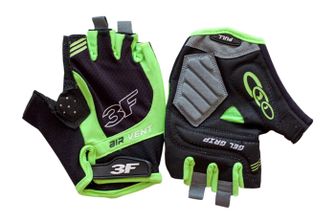 3F Vision Cyklistické rukavice s odvětráváním, zelené