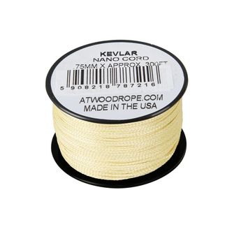 ATWOOD® Nano kevlarové lano 75 mm (300 stop) - žlutá (K300)