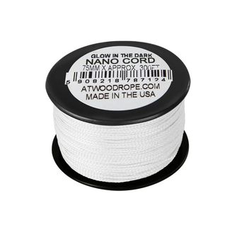 ATWOOD® Nano Uber Glow lano .75mm (300ft) - bílý (GLOW-NC300)