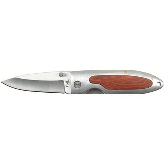 Fox Outdoor Nůž Jack jednoruční, stříbrný, dřevěná vložka